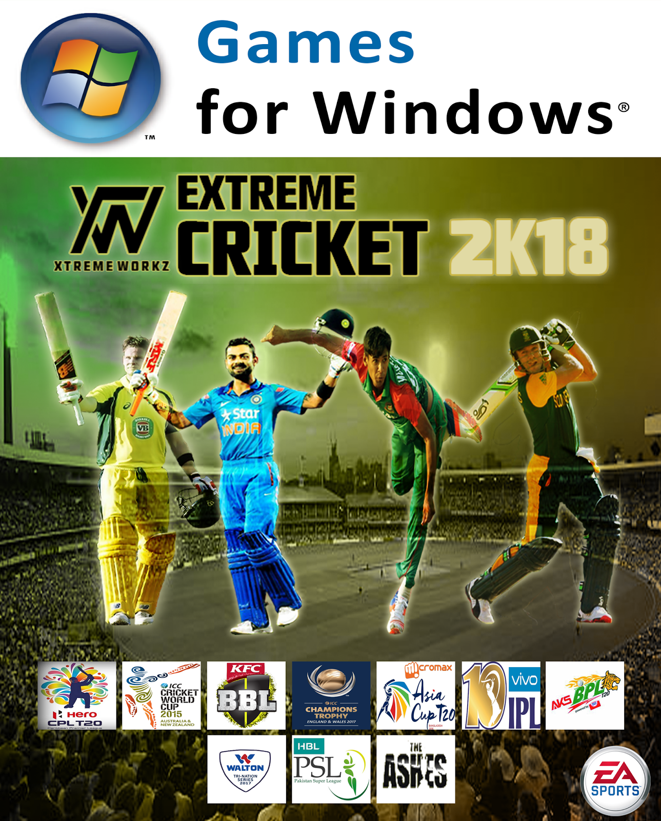 ea cricket 2017 roster file download